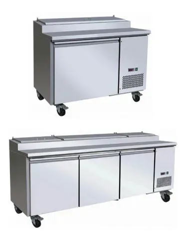 NOVA P94-SI-HC 94" Refrigerated Pizza Prep Table w/Refrigerated Base