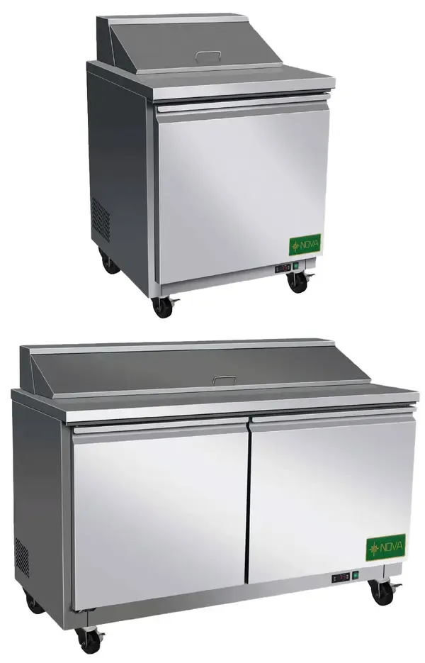 NOVA S29-MT-SI-HC 29" Mega Top/Salad Prep Table w/Refrigerated Base