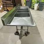 Advance Tabco 3 Bay Stainless Steel with Drainboards