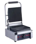 NOVA EPG16G Commercial Panini Press, w/Grooved Plate, 120v