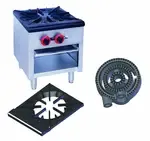 NOVA SP2 2 Burner Stock Pot Range, Convertible